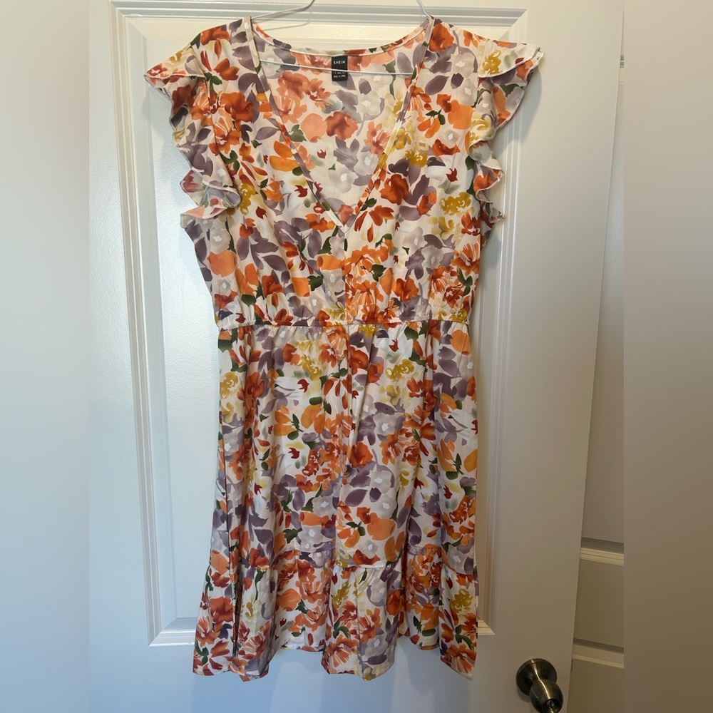 Floral Ruffled Dress